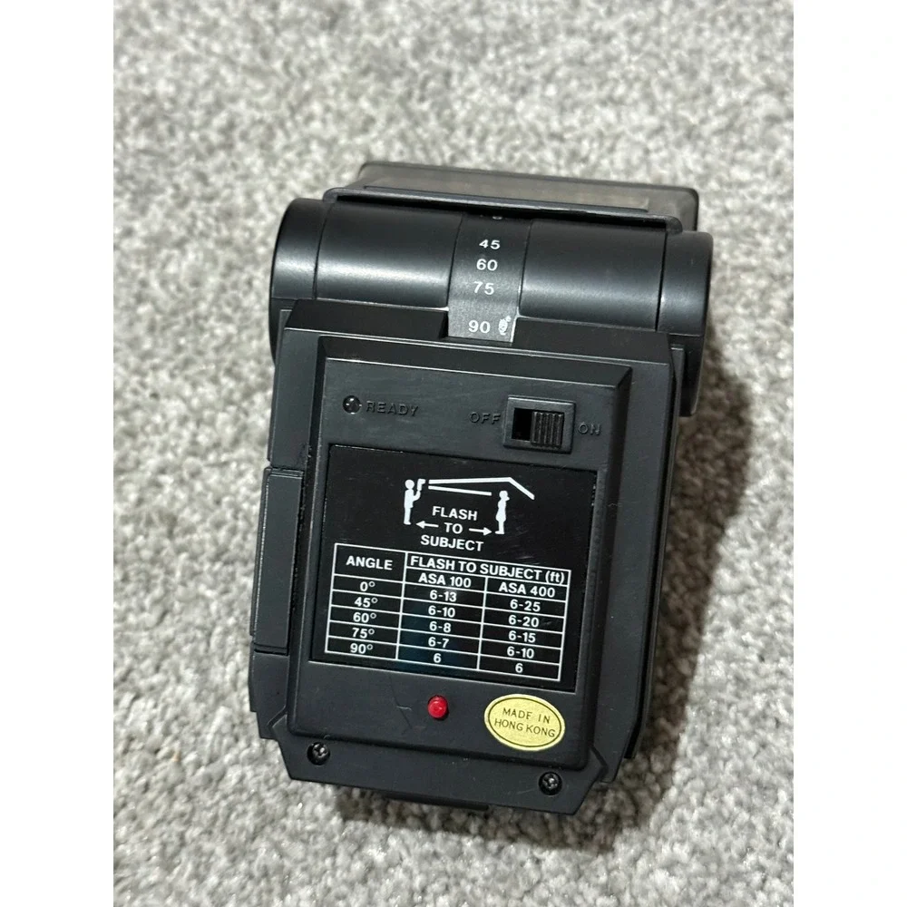 Nishika Twin Light 3000 Flash for N8000 3D Camera Tilt Head Dual Flash Black